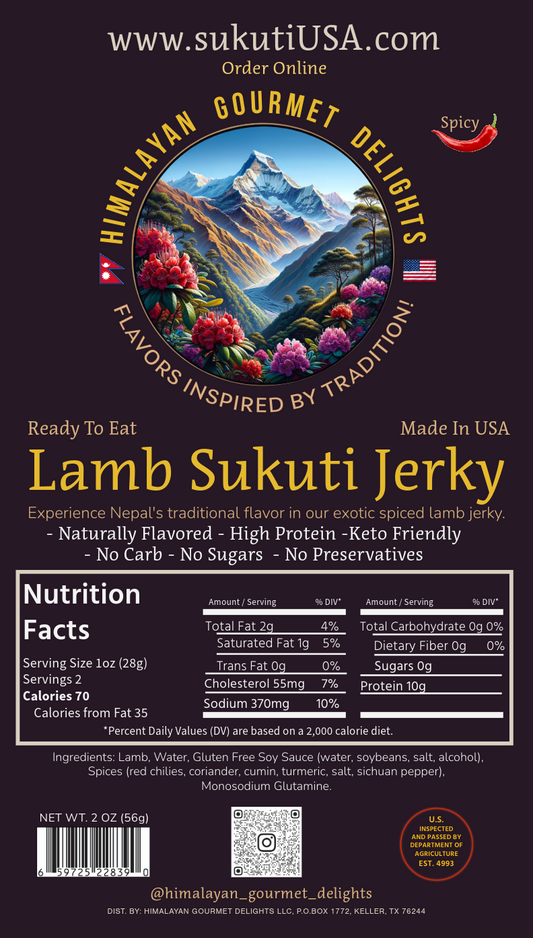 Lamb Sukuti (Lamb Jerky)